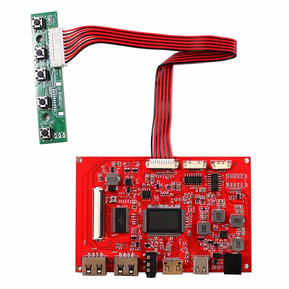 Carte Contrôleur LCD VSDISPLAY 6,5 Pouces HD Type C – Écran AT065TN14 800x480 – Bundle