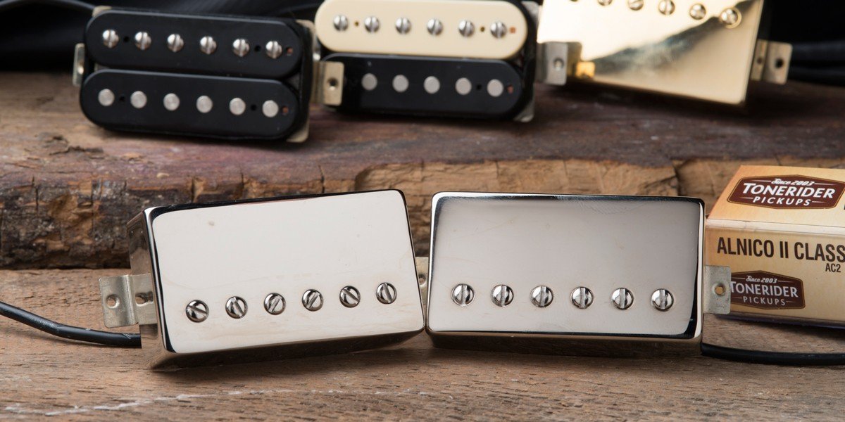 Tonerider Humbucker Alnico II Classic Guitar col + Set de Bridge Nickel AC2