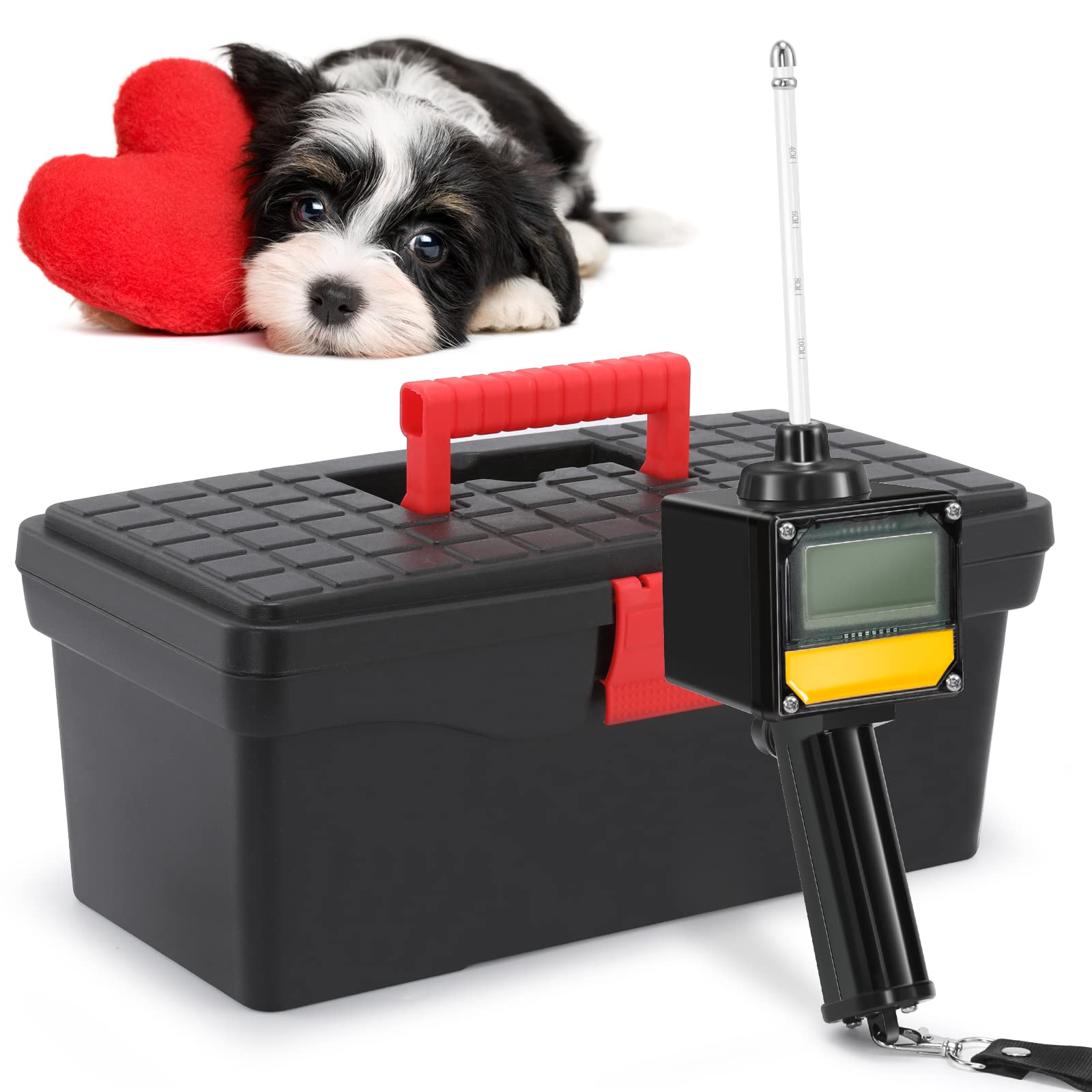 NEWTRY Dog Ovulation Detector, Canine OvulationTest, Handheld Portable Progesterone Test for Dogs