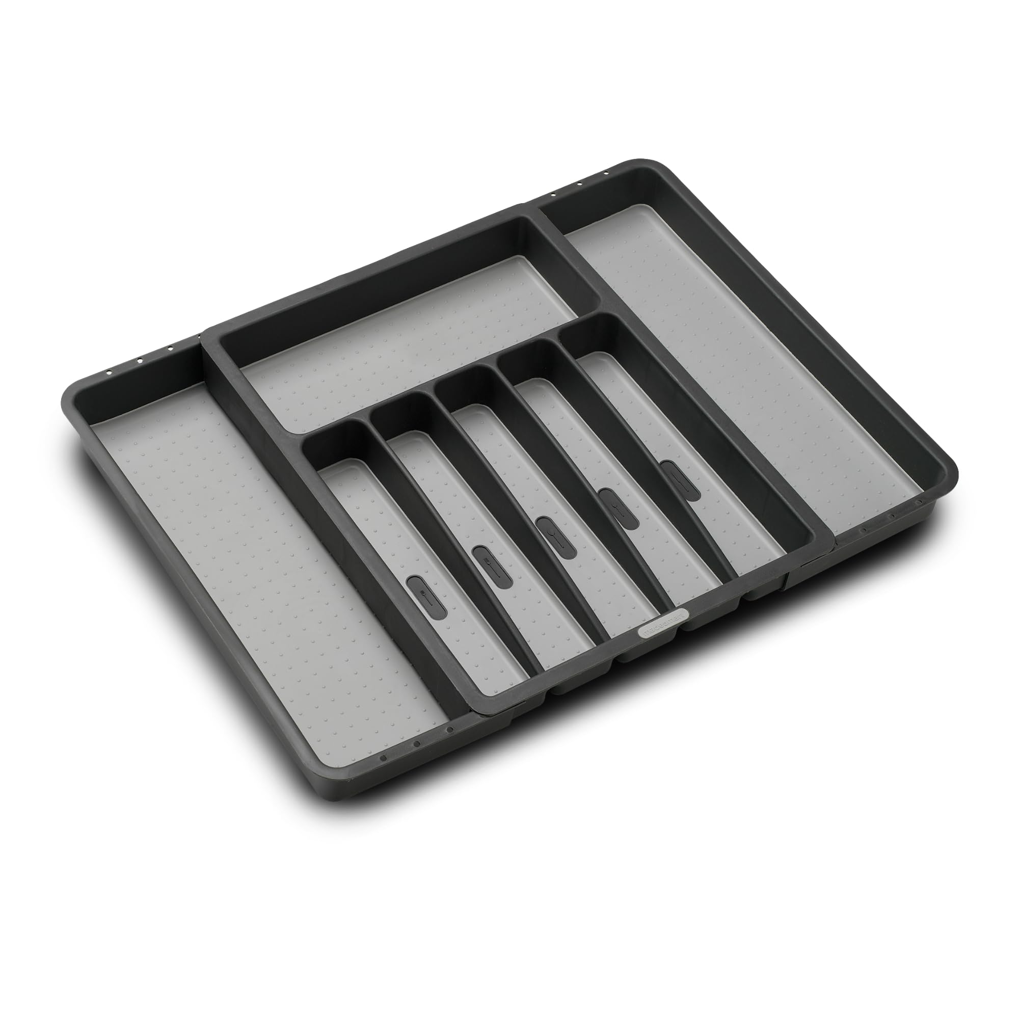 madesmart Silverware Tray, Granite, 8 Compartment Expandable