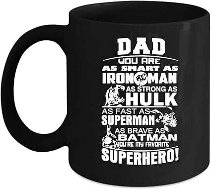 Amazon Co Jp Dad You Re My Favorite スーパーヒーローマグ アベンジャーズ インフィニティウォー カップ Mug 11 Oz ホーム キッチン