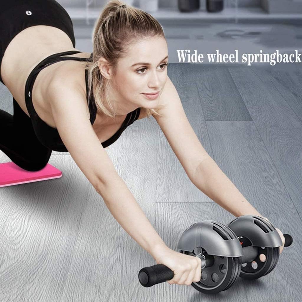 Automatic rebound abdominal muscle wheel roller abdominal waist movement and thick knee pad exercise fitness exerciser