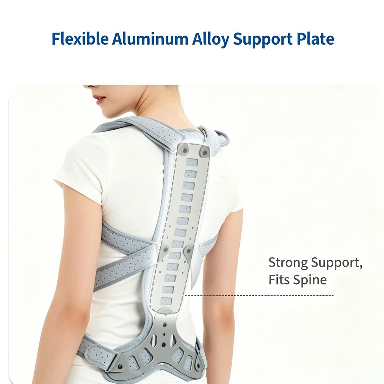 Corrector De Postura Dorsal Para Hombre Y Mujer, Faja De Soporte Ajustable
