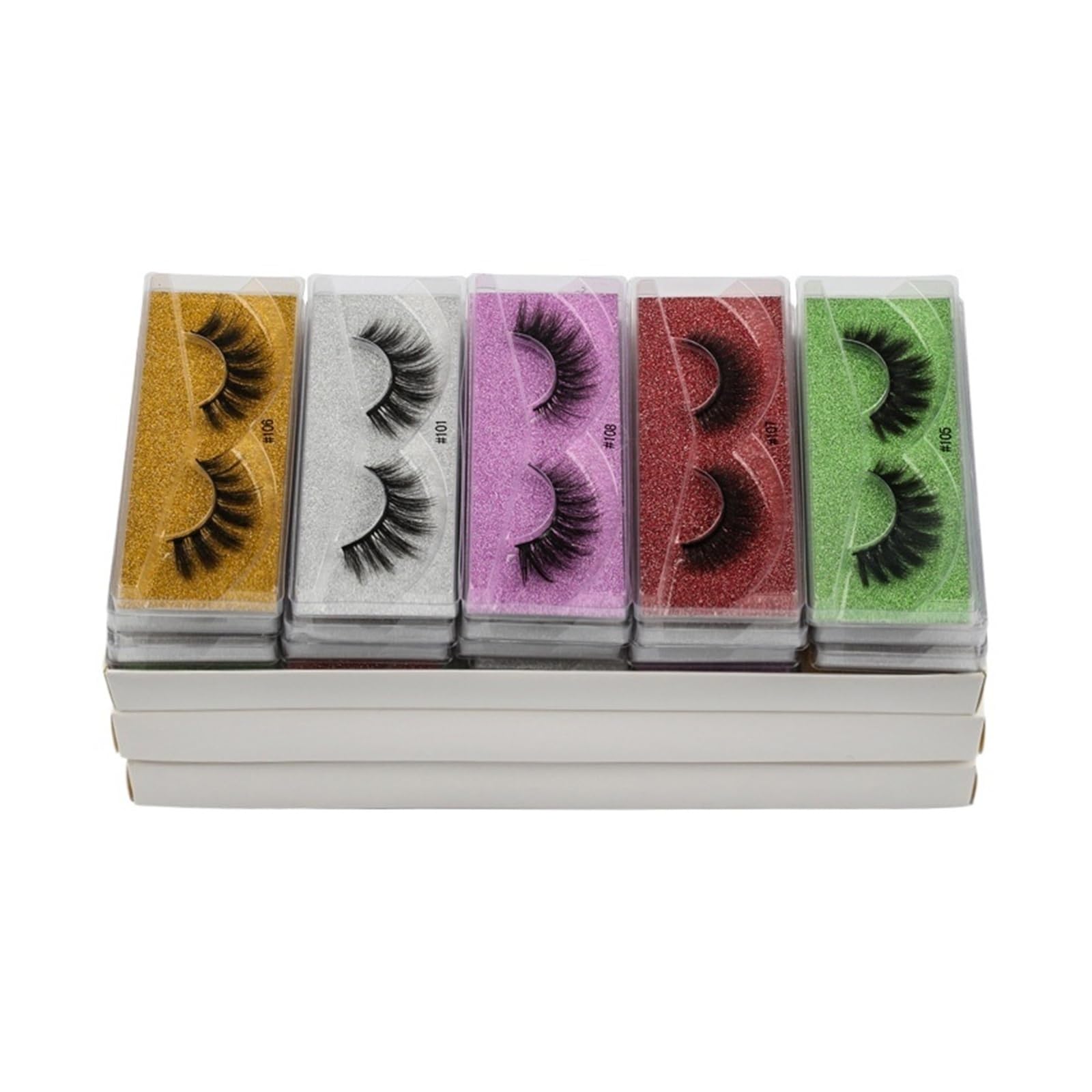 UAMOU Messy Eyelashes 3d Mink Lashes Mink Eyelashes Natural Soft cilios False Eyelashes Make up False Lashes In