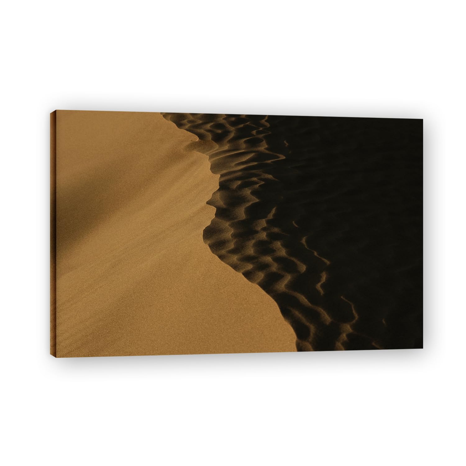 VHdfgTY Light And ShadowMountain Landscape Canvas Wall Art Nature Scenery Wall Decor for Home 50x75cm Framed