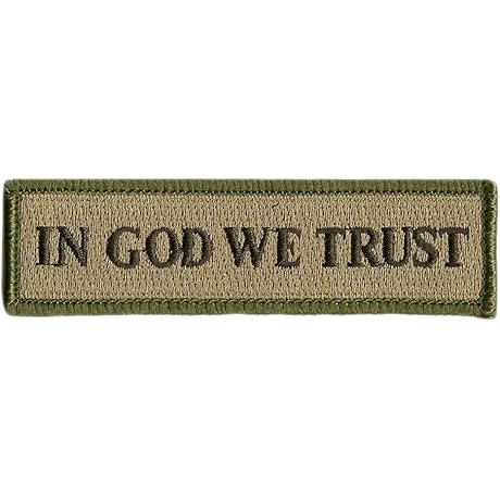 In God We Trust Tactical Morale Patch: A Seal of Faith and Duty