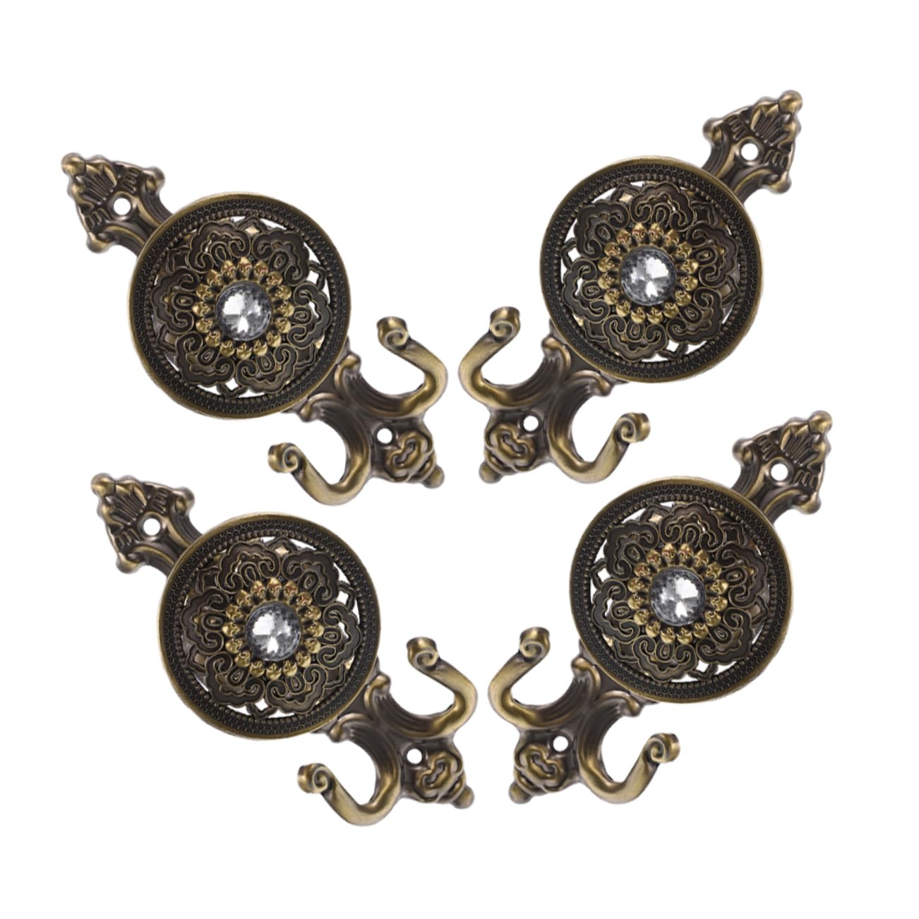STOBAZA 16pièces Muraux pour Rideaux Décoratifs pour Chapeaux Et Manteaux Hangers Pratiques Et Élégants pour Salon Et Cuisine