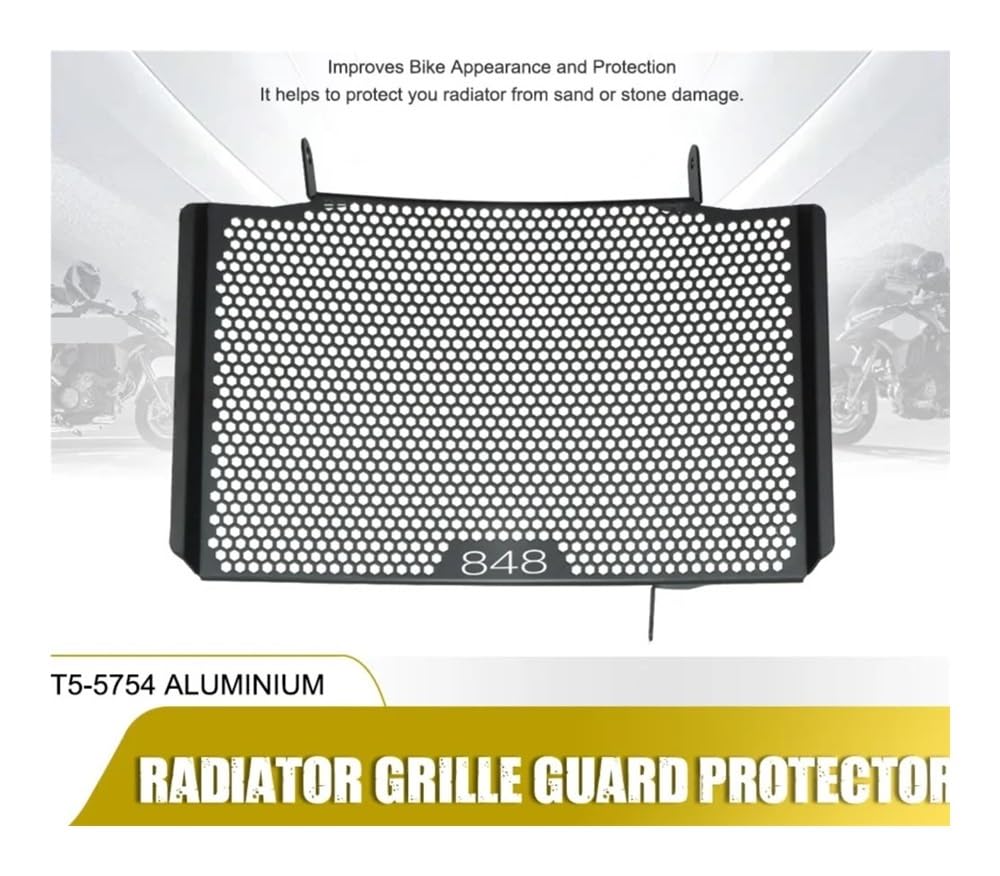Protector rejill radiador Protector Radiador Aluminio Para Motocicleta, Cubierta Aceite, Rejilla Protectora Para Modelos Para 848 1098 1198 Para Streetfighter
