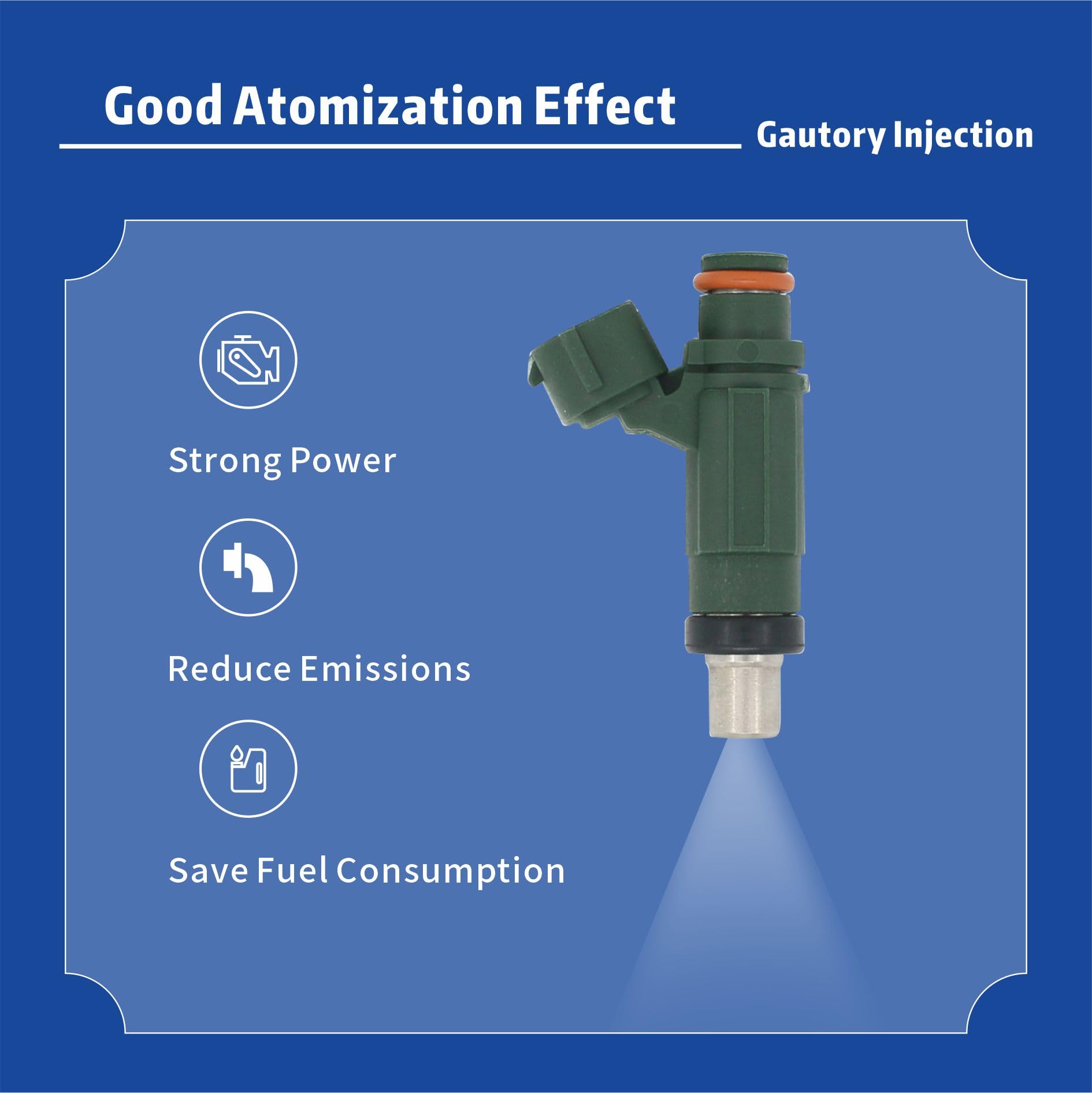 タック EAT286 49033-0010 Fuel Injector for Kawasaki Ninja ZX-14 ZX