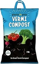 Plants n Pots Premium Vermi Compost, Organic Plant Food Fertilizer, Natural Soil Quality Enhancer for Garden and Potted Plants (2 Kg)
