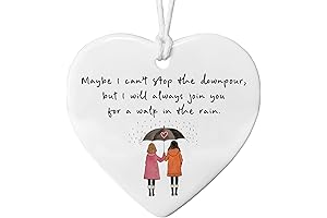 Walk With You in the Rain Personalized Ornament for Best Friends