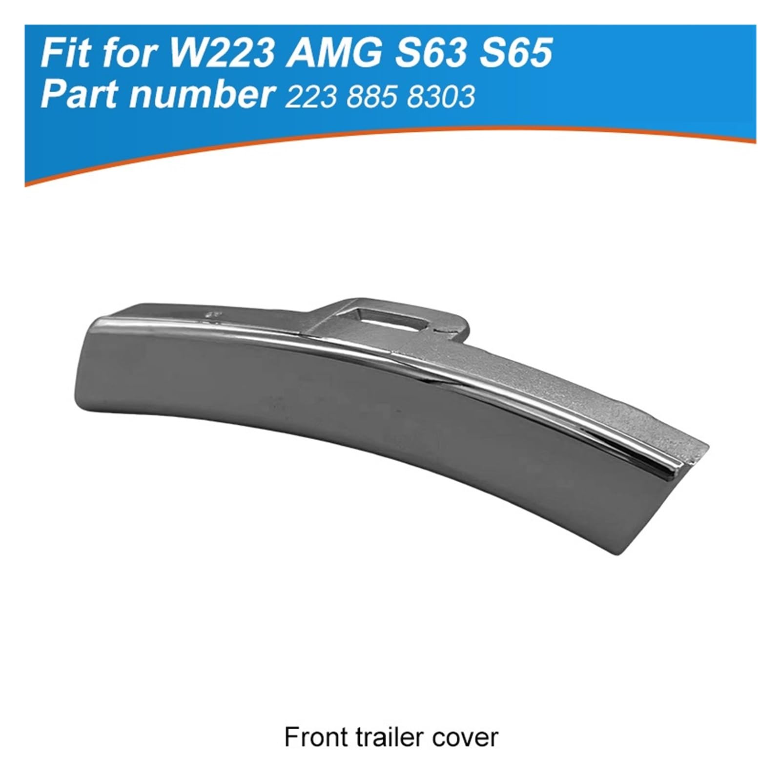 Osłona haka holowniczego na przedni zderzak samochodu, Compatible With modeli W223, AMG S63 S65 Series 2238858303