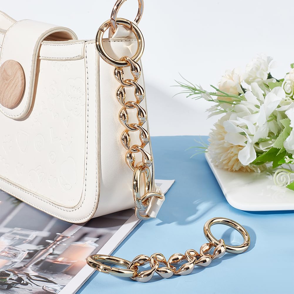 Xerling Grosses Chaînes De Rechange Dorées Pour Sac à Main, Sac