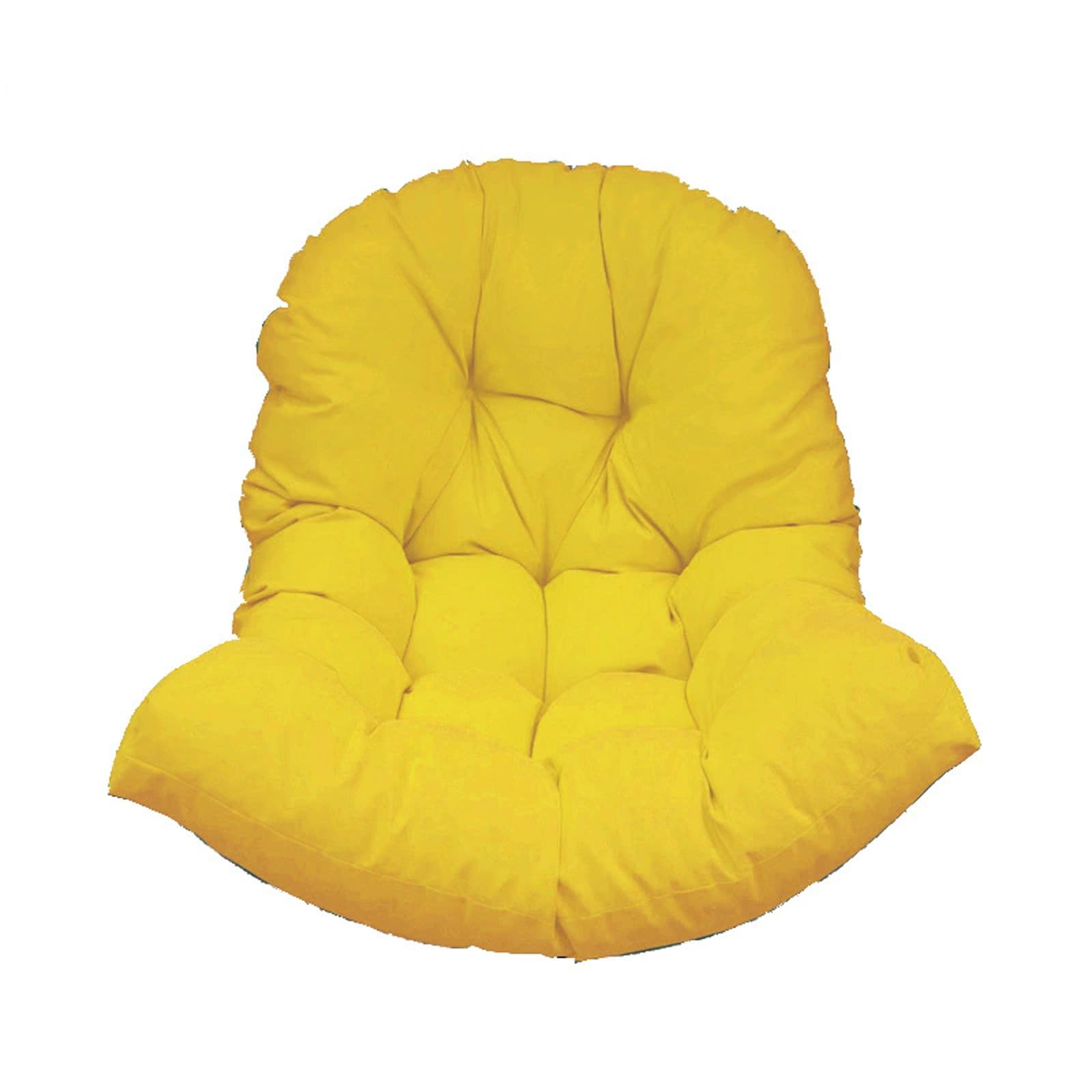 KKXXYQFC Comodo Cuscino Impermeabile per Sedia a Uovo sospesa, Traspirante, per Interni ed Esterni, Morbido Cuscino per Amaca da Giardino, Patio (Verde Scuro 80x120 cm)