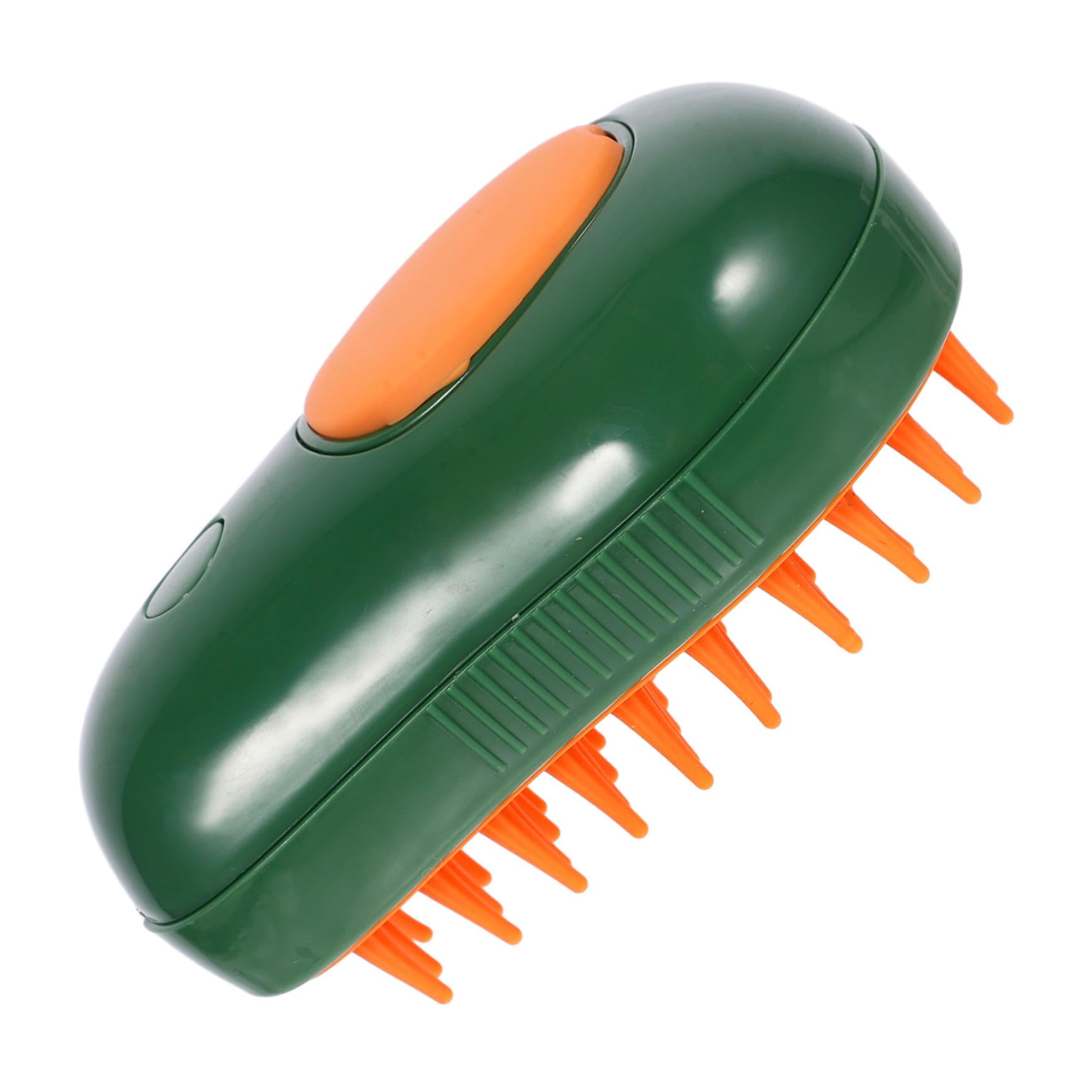Sosoport 5pièces Brosse à Poils De Chat Et Chien Avec Vapeur Brosse De Bain Auto-nettoyante Et Massante Pour Animaux De Compagnie Couleur Verte