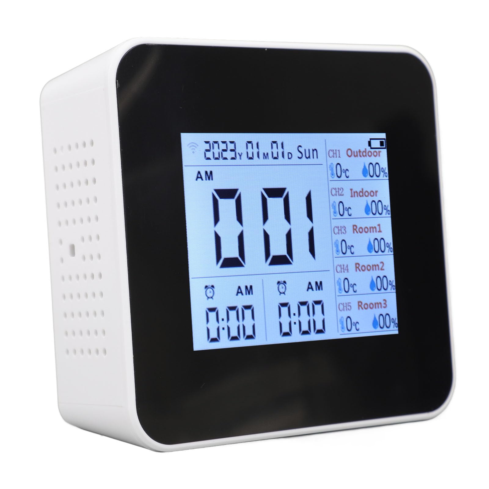 Higrometr Cyfrowy z 5 Urządzeniami Dodatkowymi, Wyświetlacz 2,8 TFT dla Aplikacji, Miernik Temperatury i Wilgotności w Pomieszczeniu, Elektroniczny Miernik Temperatury i