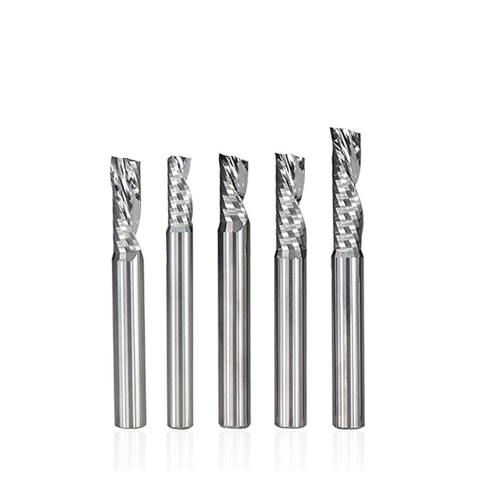 Fresa a punta singola in carburo for fresatura di legno e plastica riutilizzabile, 1 pcs(8x32x60)