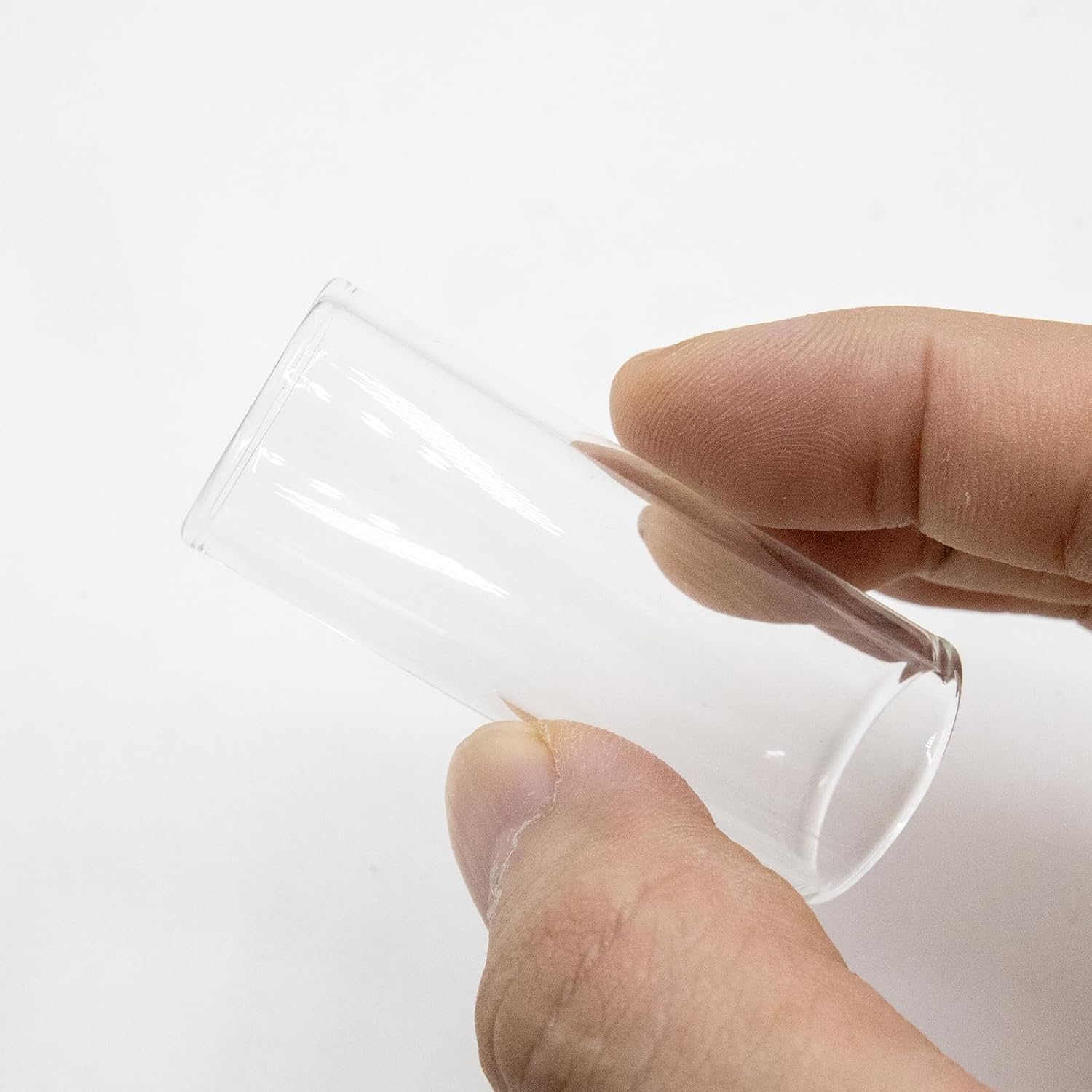 CashBeat 2-Piece Glass and Steel Guitar Slide Set for Guitar and Bass