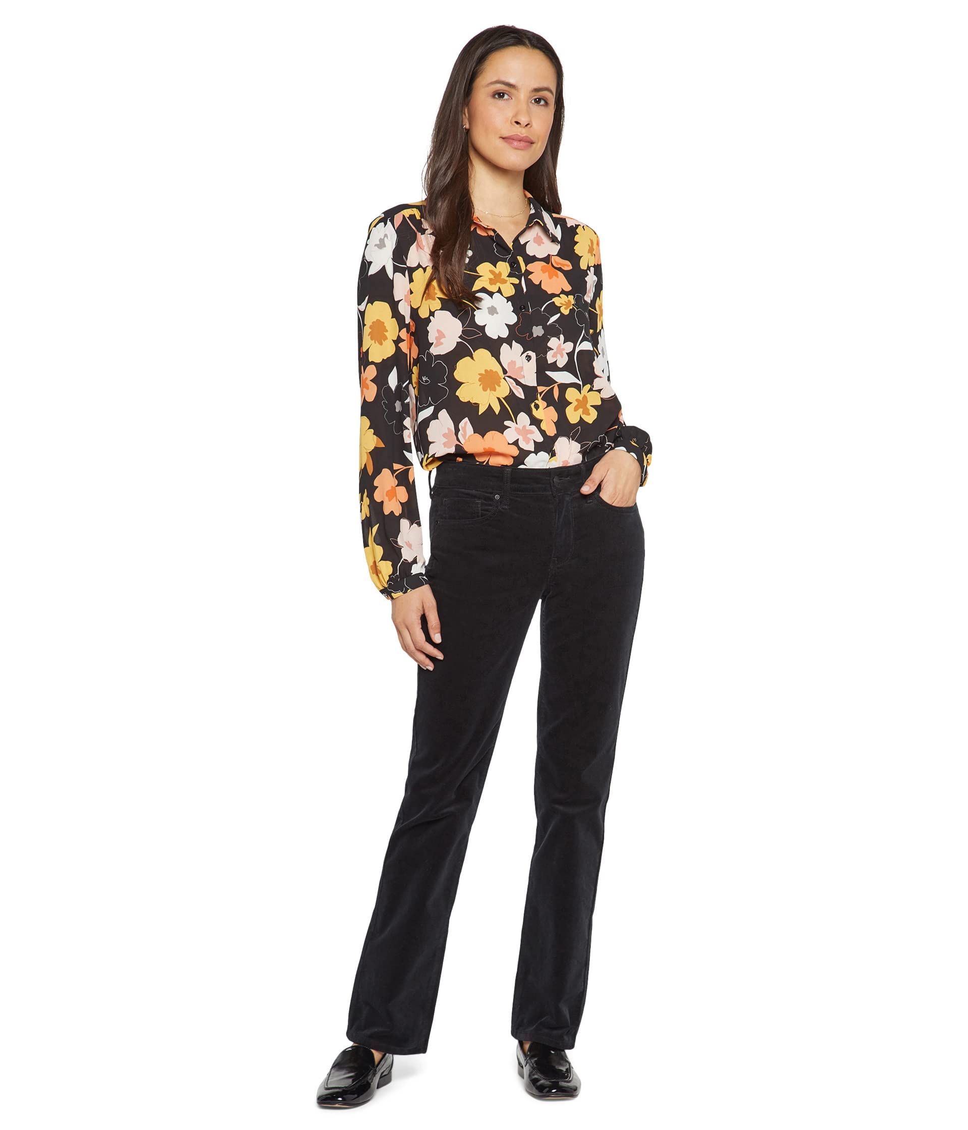 NYDJ womens Marilyn Straight Denim jeans, Black Bdm, 12 US — view 13