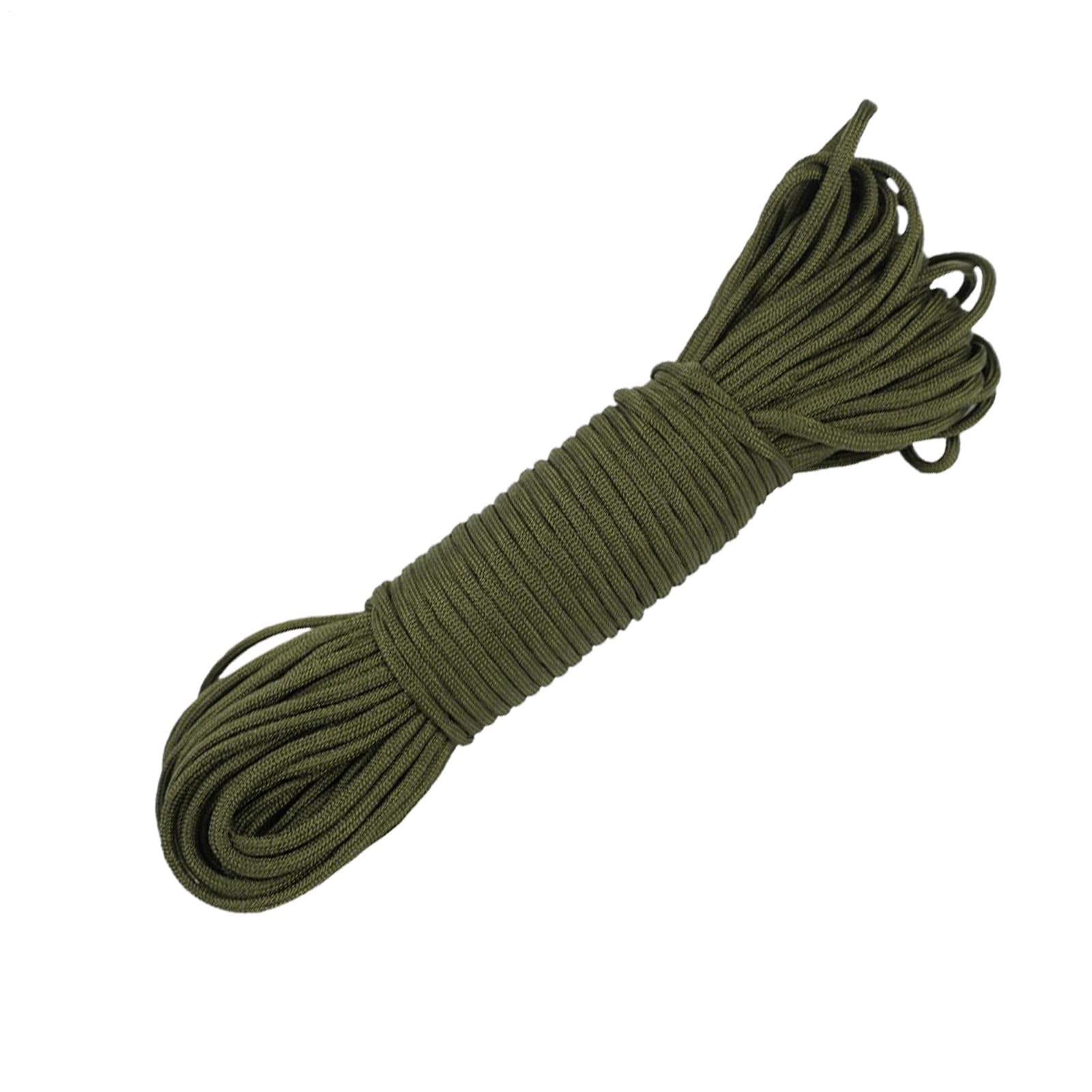 Cordino da paracadute | Corda per bracciale da 102 pollici | Cordino a righe in poliestere per la sopravvivenza | Corda di ricarica pesante elastica impermeabile per escursioni in campeggio