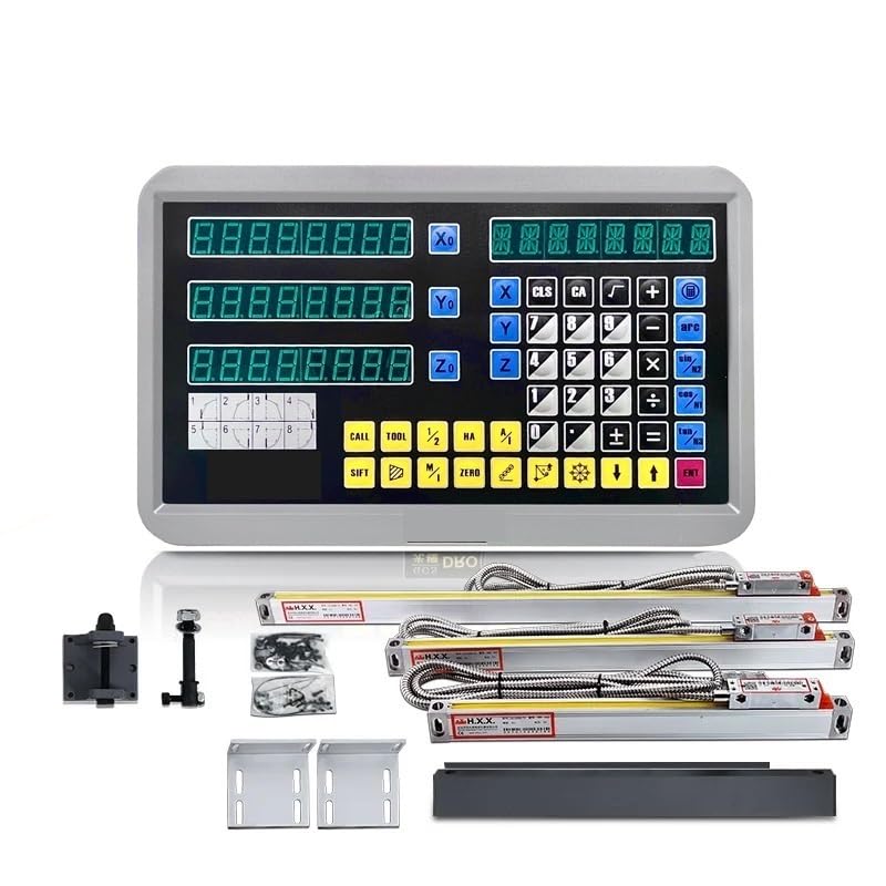 Kit Digital Linear Encoder 3 Ejes con Escalas Lineales miniatura 1