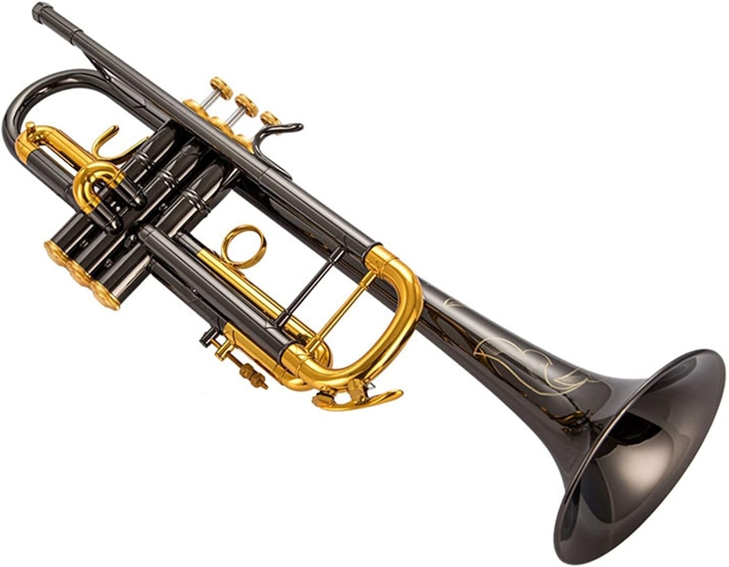 Brass Instrument Flat BKey Black Nickel Gold Key Standard