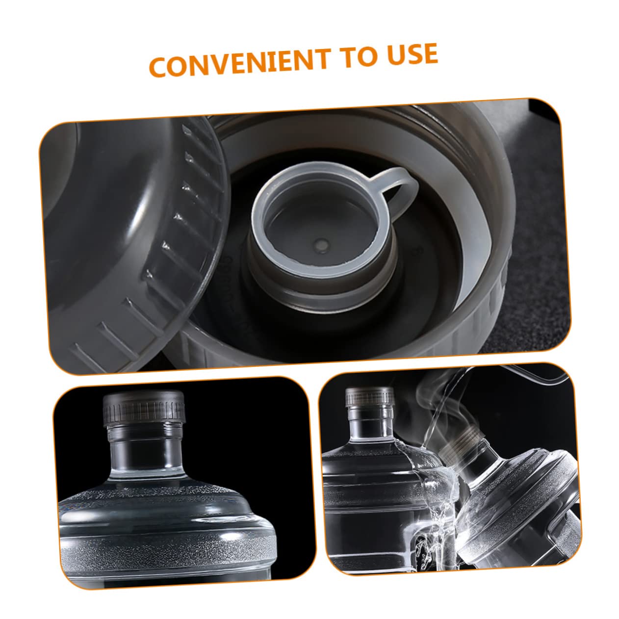 VICASKY Portable Water Jug with Strong Handle Water Container for Camping Picnics and Outdoor Activities Lightweight Large Capacity for and Pouring