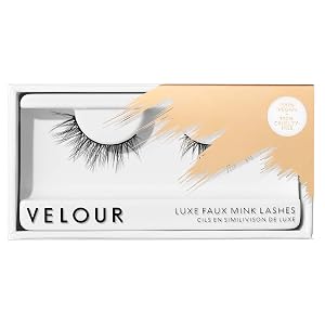 Velour Vegan Luxe Faux Mink Eyelashes Light Fluffy False Lash Extensions Wear up to 20 Times Luxurious and