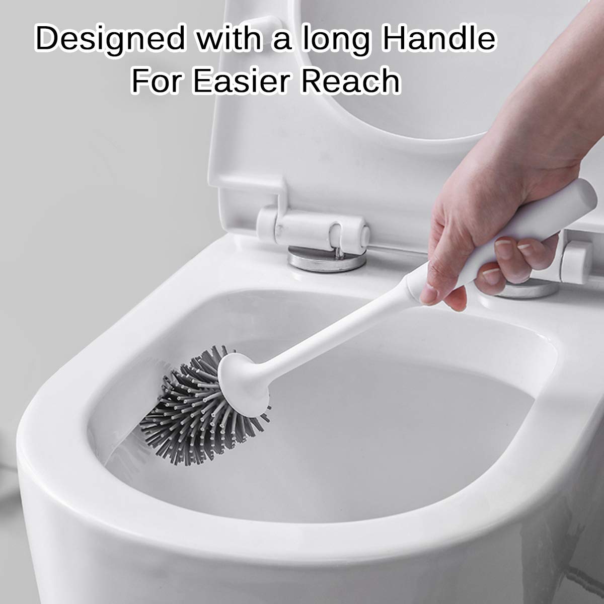 Escobilla De Baño Con Soporte - Escobilla De Baño De Silicona Apertura Y Cierre Automaticos 96611303 Escobilla De Baño Con Soporte - Escobilla De Baño De Silicona Apertura Y Cierre Automaticos 96611303