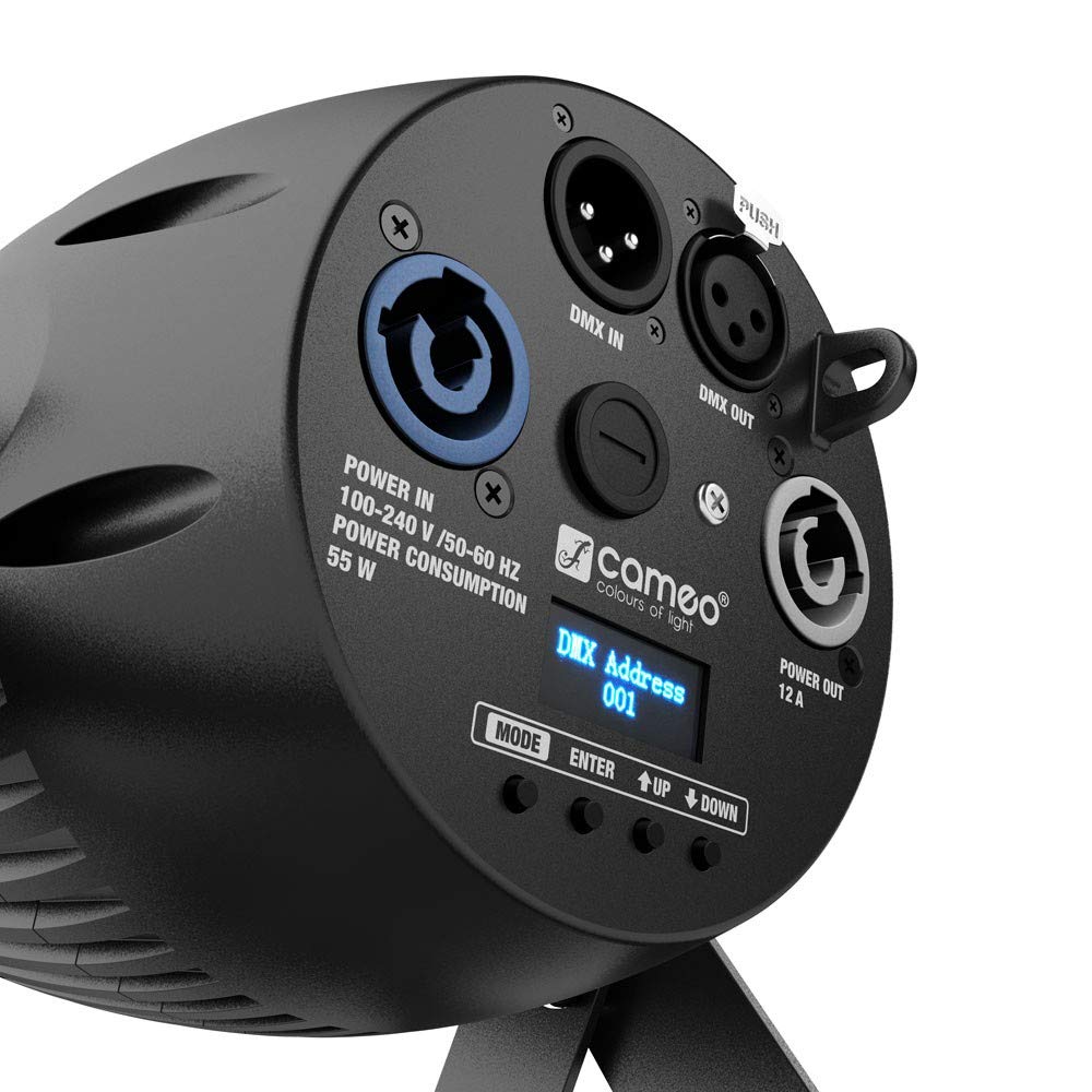 Cameo Q-SPOT 40 RGBW Kompakter Spot 40W RGBW-LED schwarz