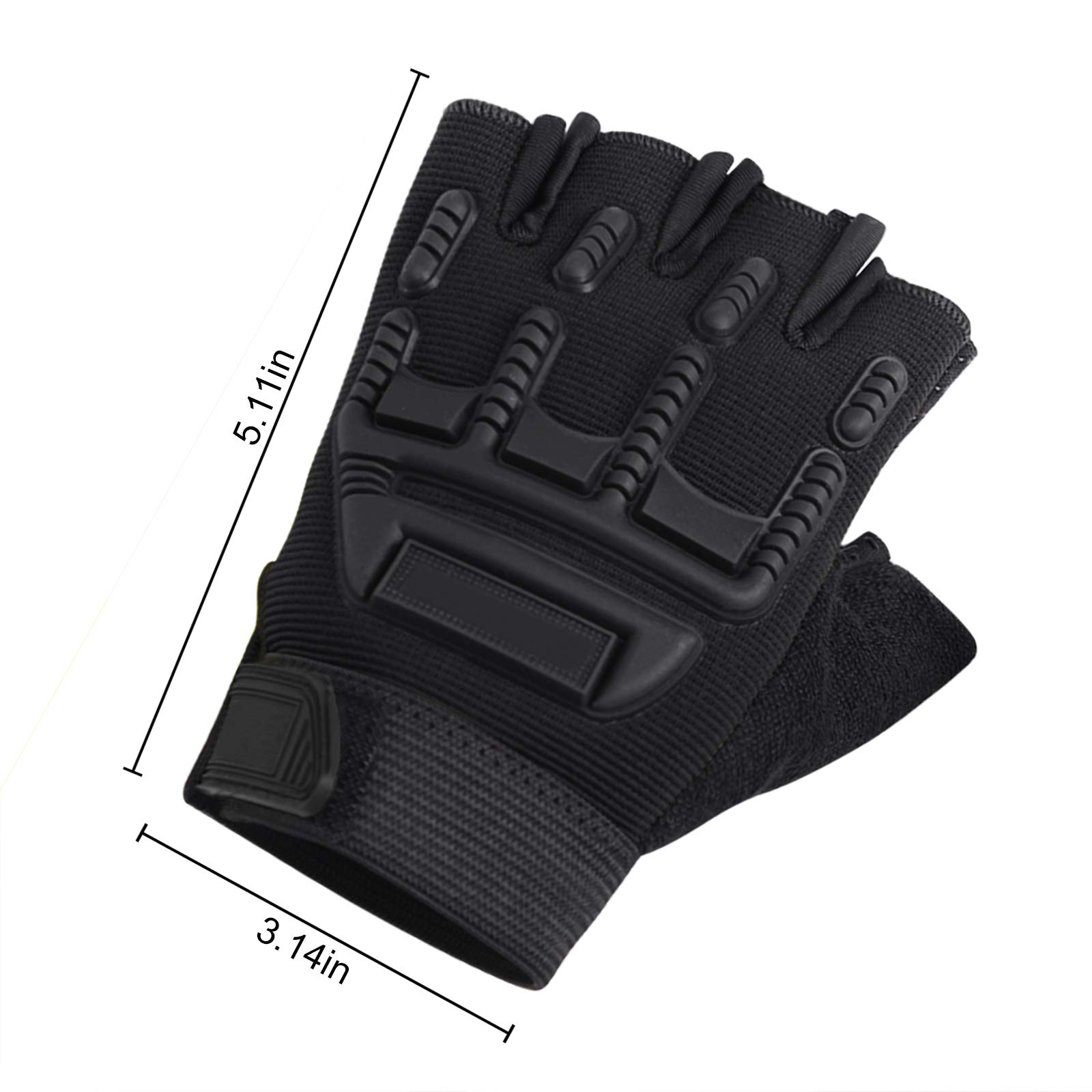 1 Paire De Gants Demi-doigts Antidérapants De Cyclisme Fitness Gym De Vélo De Route Pour Hommes