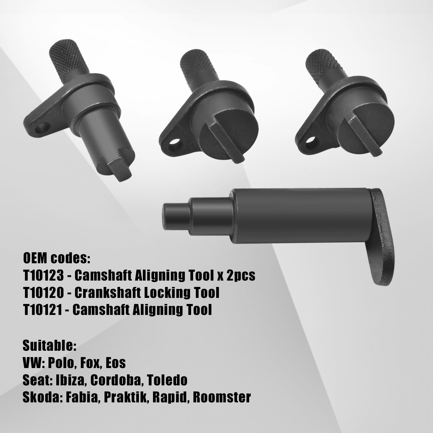 Kit di Strumenti di bloccaggio della distribuzione del Motore da 1,2 Litri Compatibile con VW Polo Fox Seat Ibiza Skoda Fabia