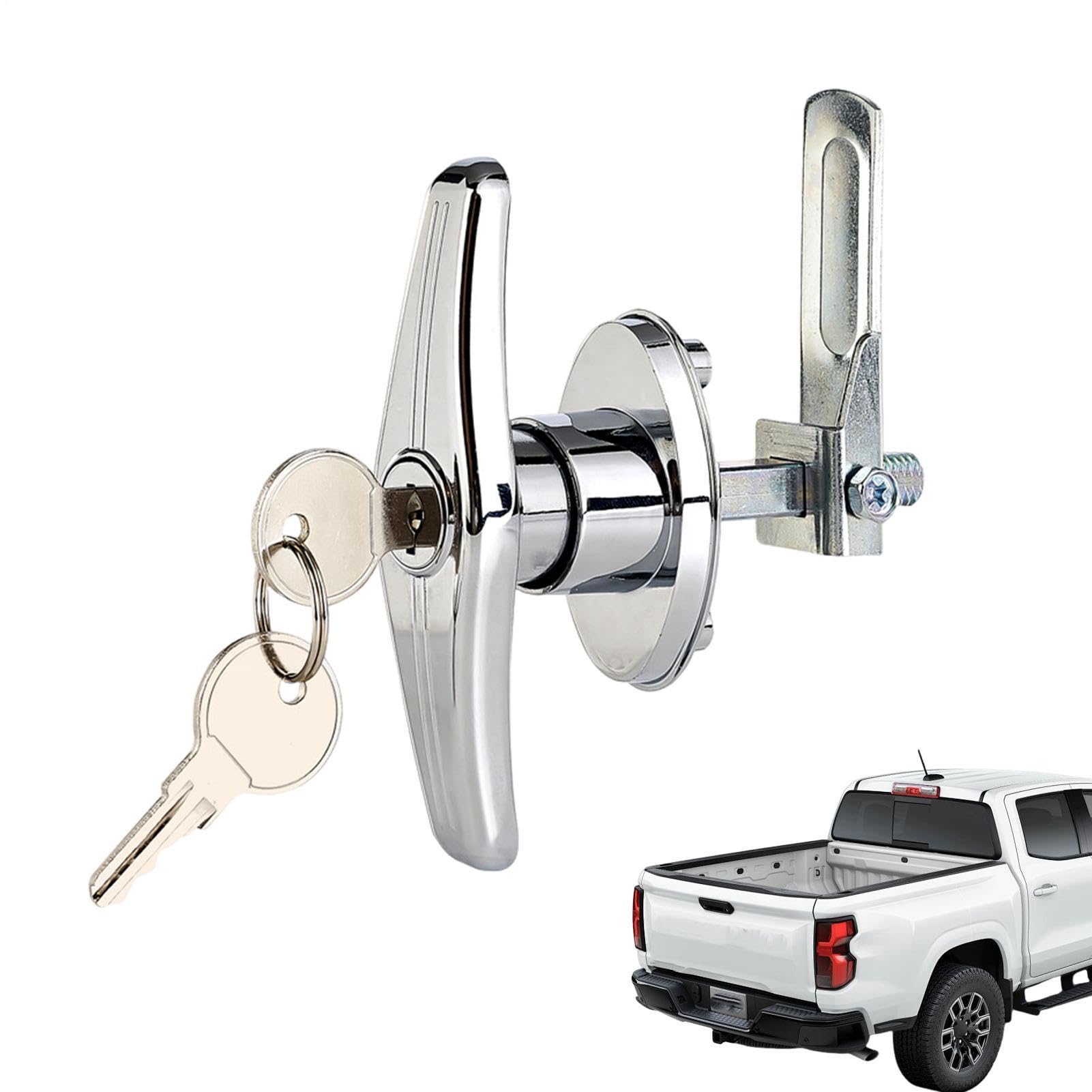 Serrure pour porte de camping-car en zinc avec clés de haute sécurité