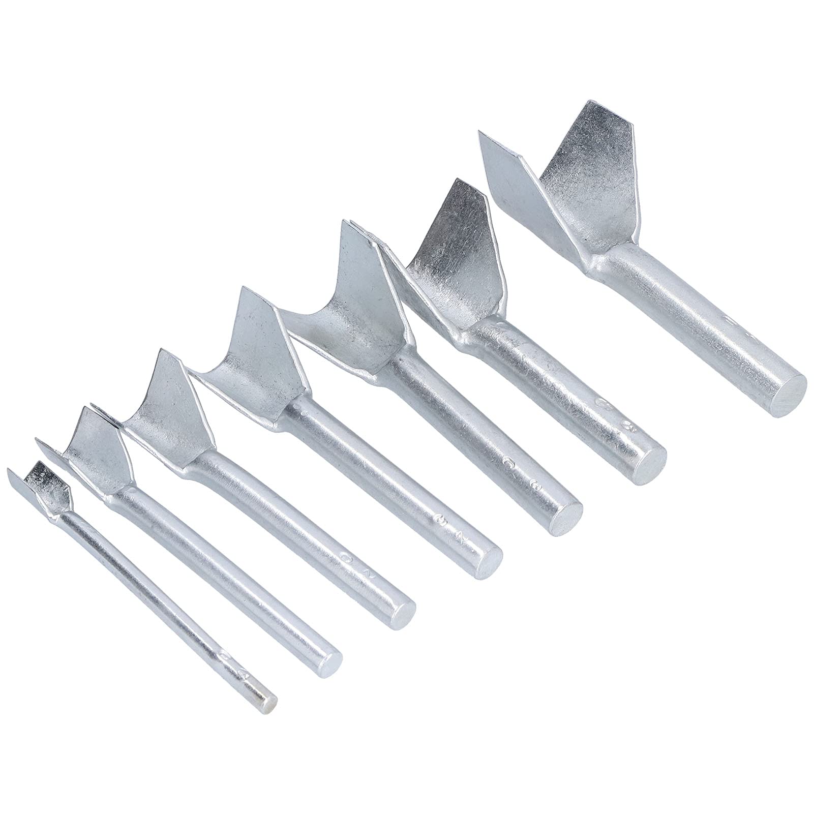 Set 6 Punzoni Per Cuoio - Fori Da 2.5mm A 5mm, Acciaio Temprato, Per Cinture E Lavorazione Pelle - Foto 8