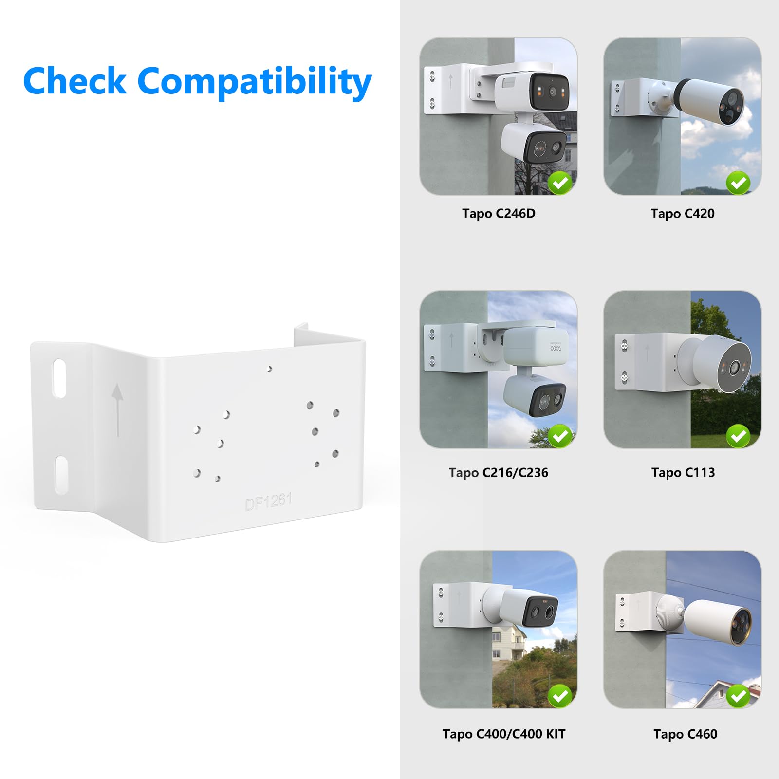 Amazon.co.jp: Koroao コーナーマウントブラケット TP-Link Tapo C246D