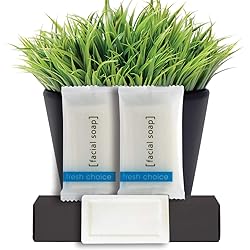 Fresh Choice Bulk Hotel Soap, Individually Wrapped Bar Soaps, Mini Trial Size Toiletries, Bath Body Hand Soap for Vacation Rentals and Motel Guest Bathroom, 0.5 oz, Pack of 100