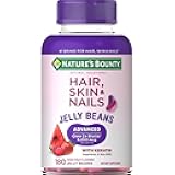 Nature's Bounty Keratin Vitamin A C E 180 Jelly Beans