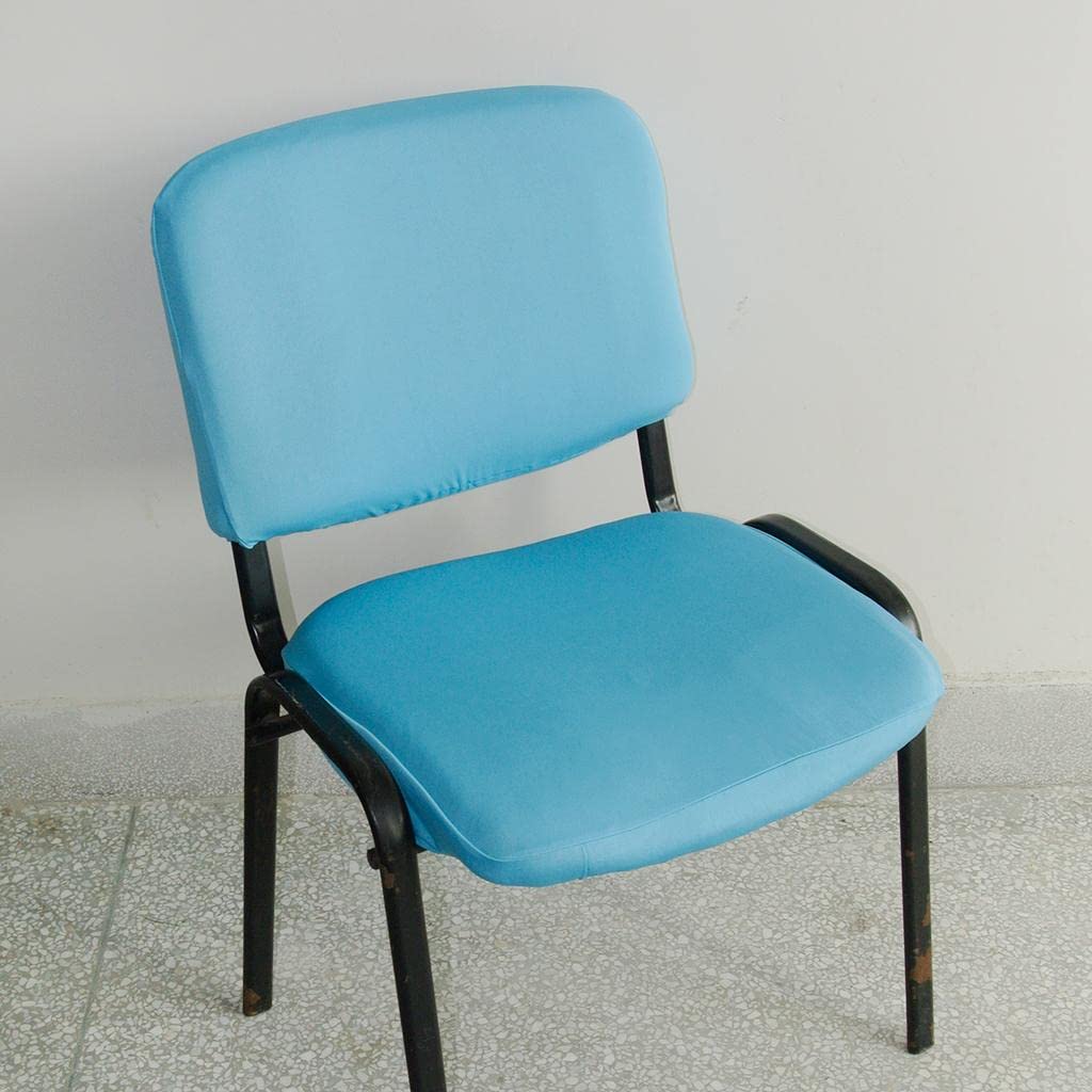 Stuhlhussen für Büro- und Computerstühle, dehnbar, Blau, 5 Stück