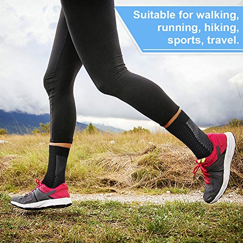 Plantar Fasciitis Night Splint Compression Socks Massage Ball Kit, Plantar Fasciitis Support Brace, Orthotic Foot Drop Brace Day for Men and Women, Stretching Straps for Pain Relief Achilles Heel Spur