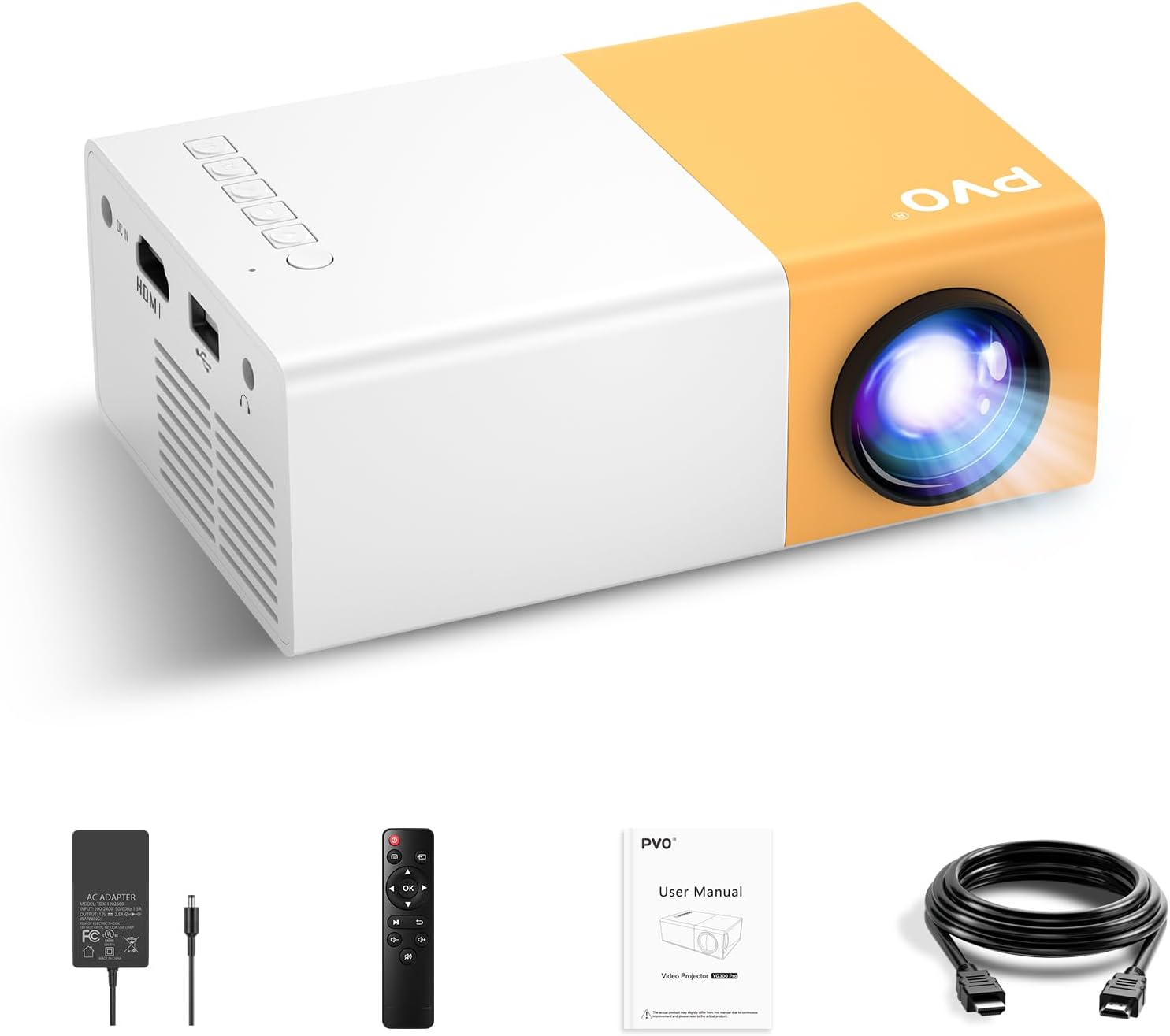 PVO Mini Projector Portable For Cartoon