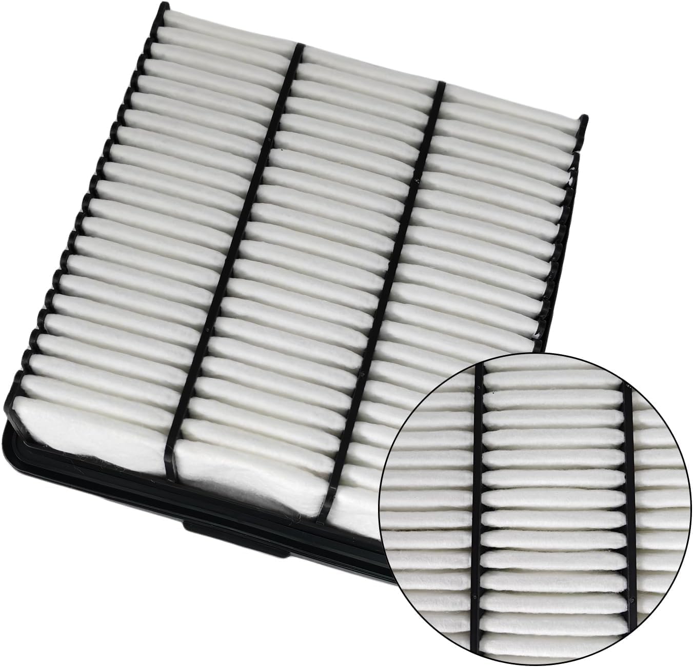 Engine Cabin Air Filters Compatible with 2021-25 Elantra 2024-25 Kona 1.6L 2.0L Engine Cabin Air Filtration Cab AC Filters 28113-AA100 CA12879 CA12879 97133-N9100 97133-L1000