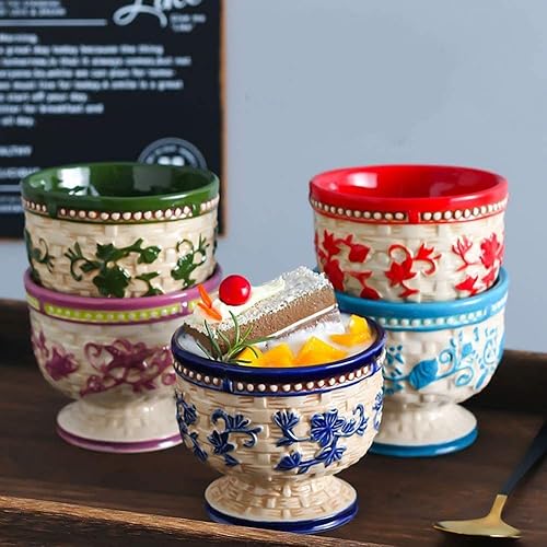 Miniatura 3 de Moldes de soufflé - moldes de crema brulee hechos de porcelana, moldes para magdalenas, cupcakes, moldes para molde de pastel, molde para pastel.-E