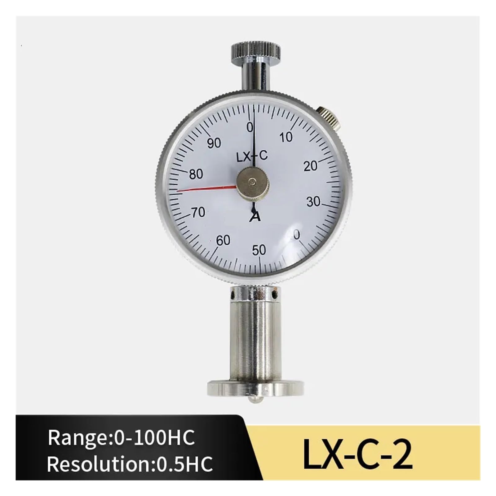 Dial Shore Hardness Tester, Durometer LCD Shore A/C/D for Plastic (Size : C-2)