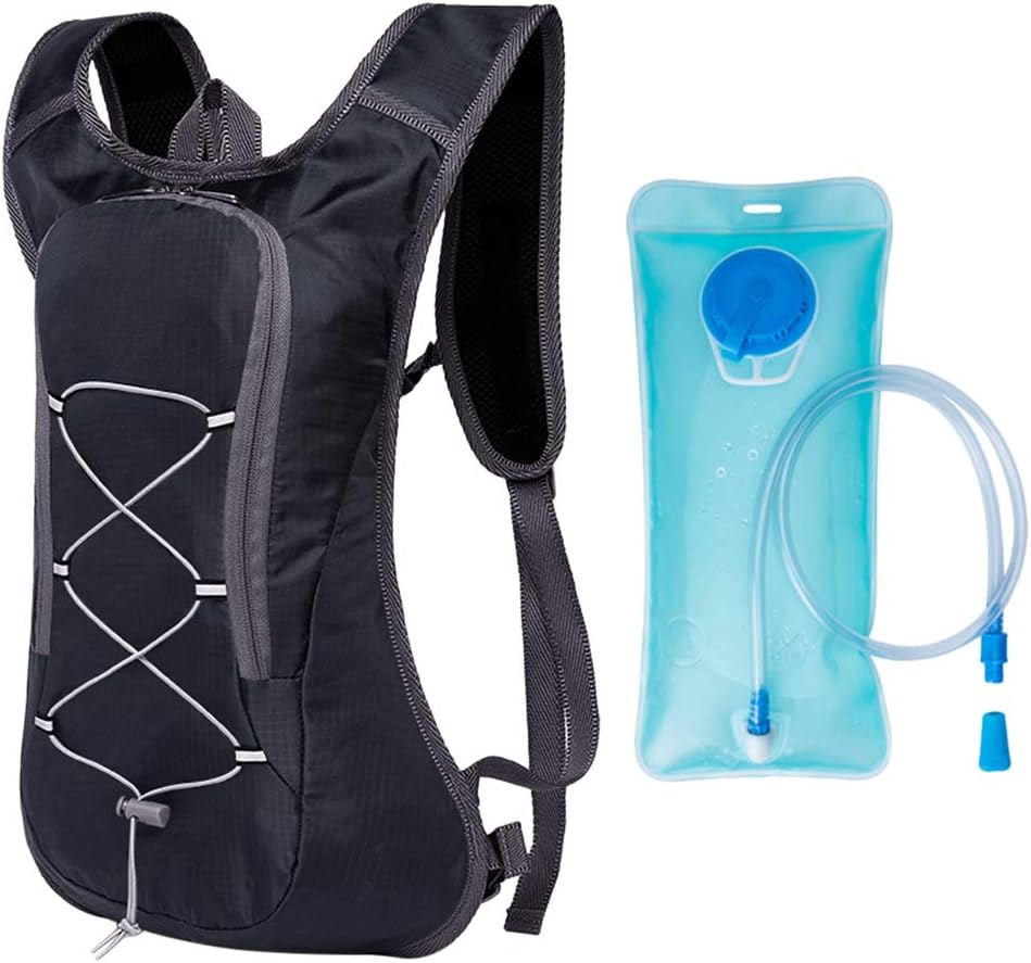 SHOWAY Breathable Ultralight Bicycle Backpack Outdoor Sport Cycling Camping Hiking Running Hydration Pack Bag with with 2L Water Bladder, Standard