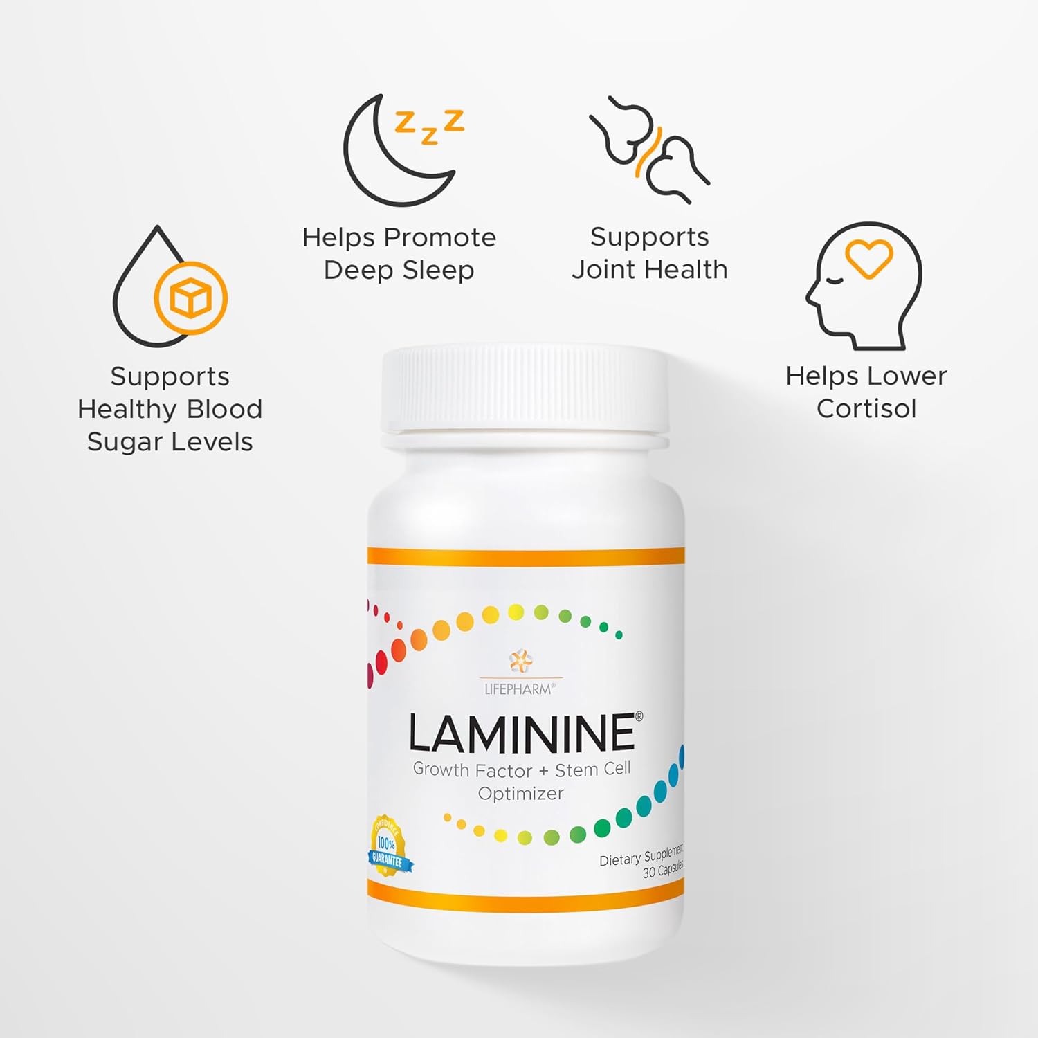 Laminine - Cellular Support Supplement for Overall Wellness, Cognitive Function, and Vitality (30 Count)
