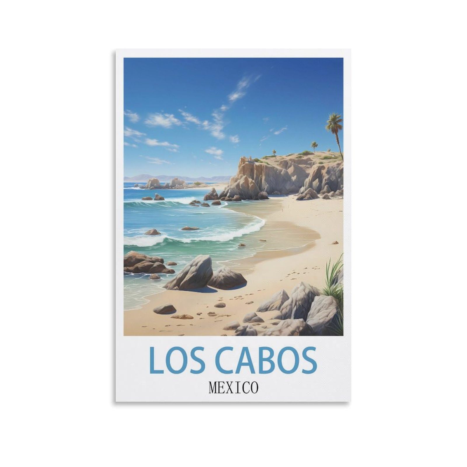 EZMLFA 5D Diamond Art Kits for Beginner,Los Cabos Mexico,Diamond Art House DIY Diamond Art Kits for Home Wall Decor 40x50cm