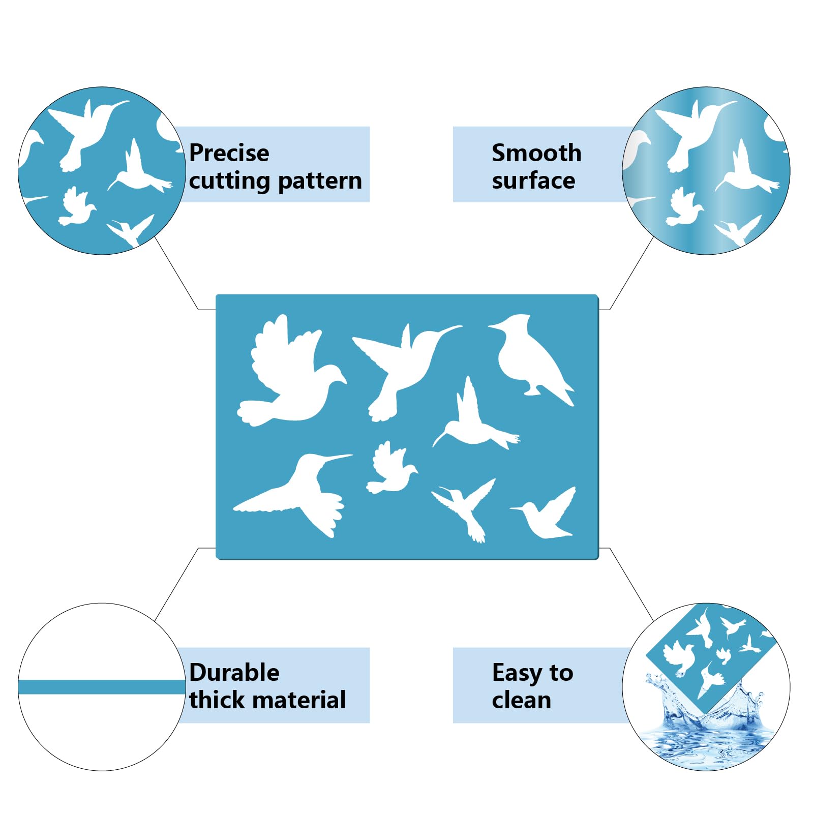 Schlangen-Schablonen Set Aus Acryl - 2 Stück Für Schmuckherstellung & DIY Projekte