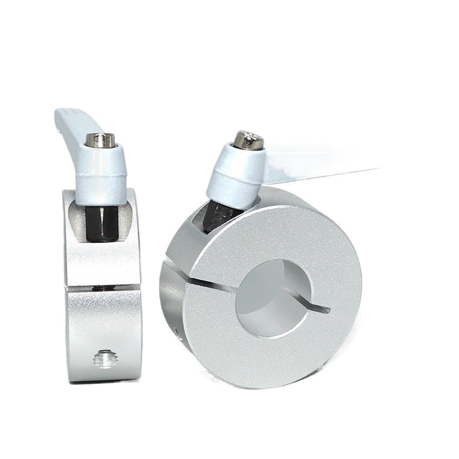 Bague fixe en alliage d'aluminium avec poignée – Bague de serrage de poussée de type ouvert for applications de roulement léger et de localisation(10-35-18mm)