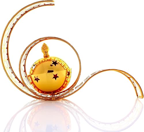 Quemador de incienso de carbón Bakhoor QS-2-90G - Soporte de incienso dorado - Quemador de resina de incienso