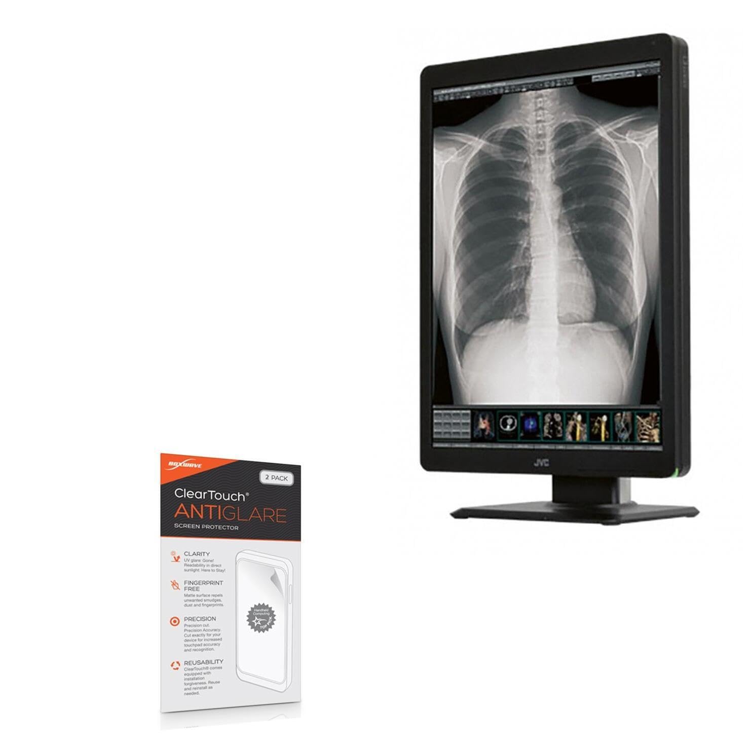 BoxWave Screen Protector Compatible with JVC CL-S300 - ClearTouch Anti-Glare (2-Pack), Anti-Fingerprint Matte Film Skin